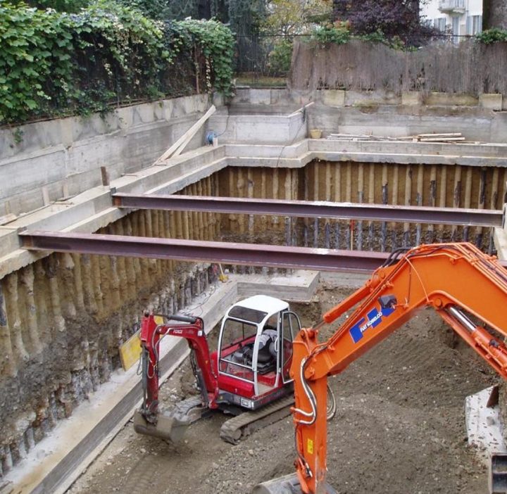 Costruzione area termale e piscina